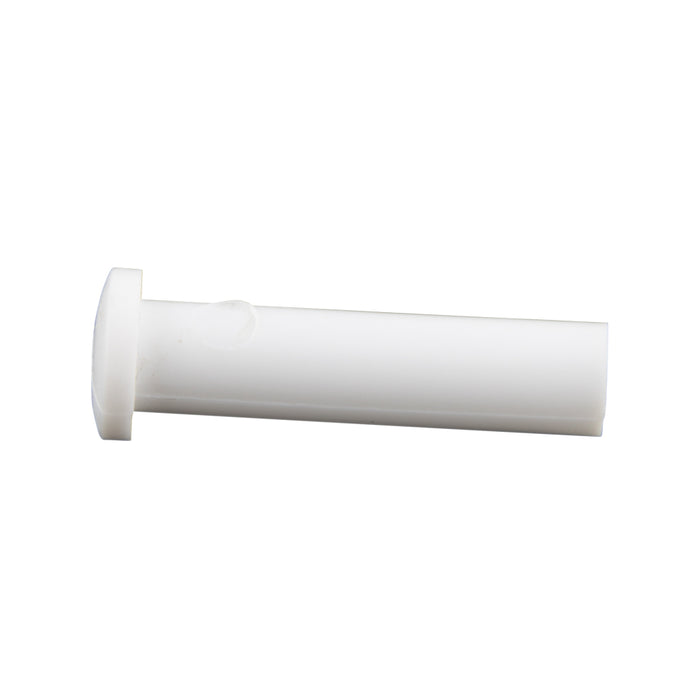 Binder Post & Screw (Nylon), Unslotted Head, Rapid Assembly, .240" DIA x 1/2" LG Polyethylene Post, White Colour