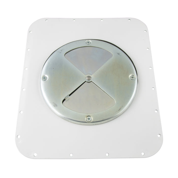 Roof Ventilator W/ GRille & GAsket 10" x 12" x 2" High Steel, Prime Finish by Spaenaur Inc.