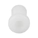 Plug Glide for 16/18 GA. Round Tube 7/8" x 5/16"-18 Polyethylene Natural Color by Spaenaur Inc.
