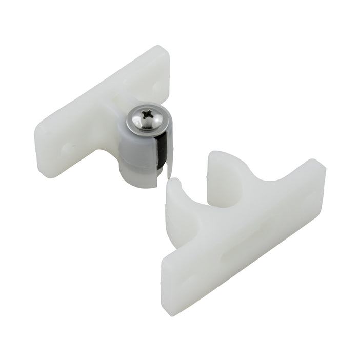 Adjustable Door Holder (2 Pieces) with Brass Nickel PLTD Screw Nylon