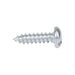 Tapping Screw, Pan Head Socket/Slot Drive, Type AB, #6 x 1/2" Length, Steel Zinc Plated by Spaenaur Inc.