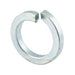 High Collar Split Lockwasher Bolt Size #8, .042" Wide x .047" TH Spring Steel Mechanical Zinc PLTD ANSI B18.21.1-1972(R1983) by Spaenaur Inc.