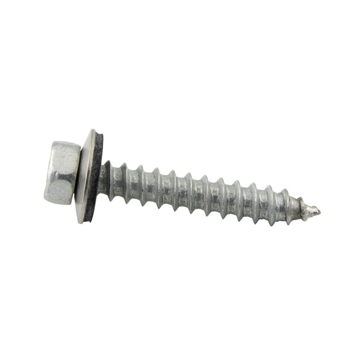 Tapping Screw, Hex Head Unslotted Drive, Type A, #14 x 1-1/2" Length, Stainless Steel by Spaenaur Inc.