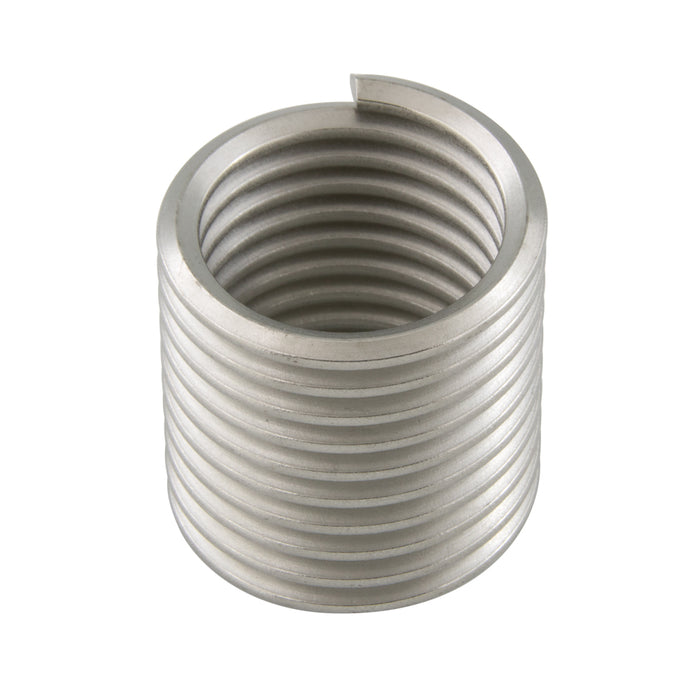 E-Z Coil Helical Thread Insert Metric Coarse M20 x 2.50mm x 40.0mm Length 18-8 Stainless Steel E-Z Lok # 41420