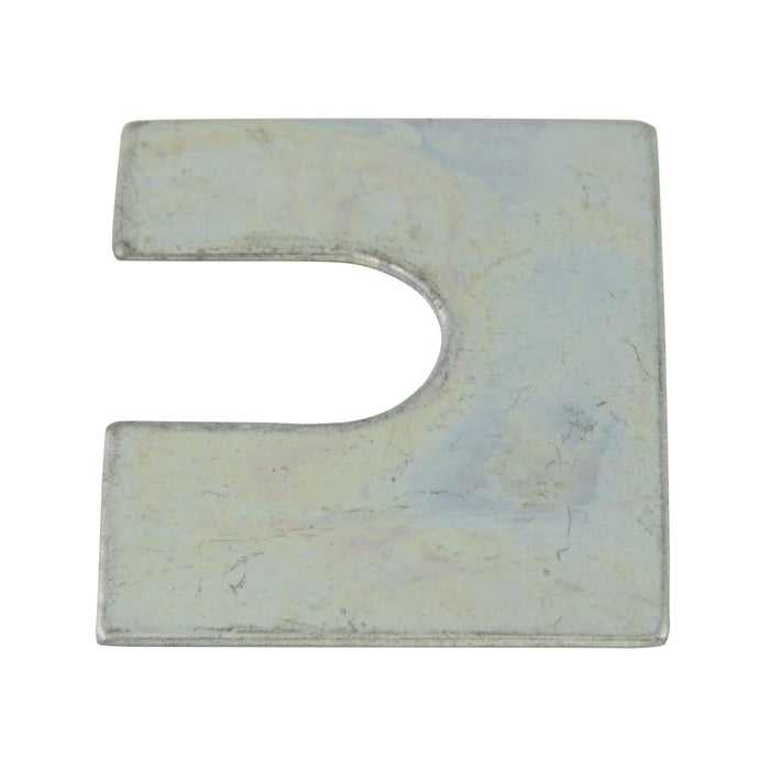 Body Shim, UNIversal, for All Cars 1-3/16" LG x 1-5/8" Wd, 1/8" Thickness, 17/32" Slot Width Low Carbon Steel Zinc Plated by Spaenaur Inc.