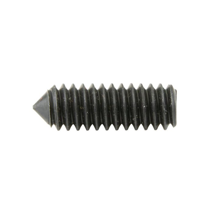 Hex Socket Set Screw, Cone Point M5 x 0.80 Pitch x 12mm CL 45H Alloy Steel Plain Finish DIN 914/45H M5X12 by Spaenaur Inc.