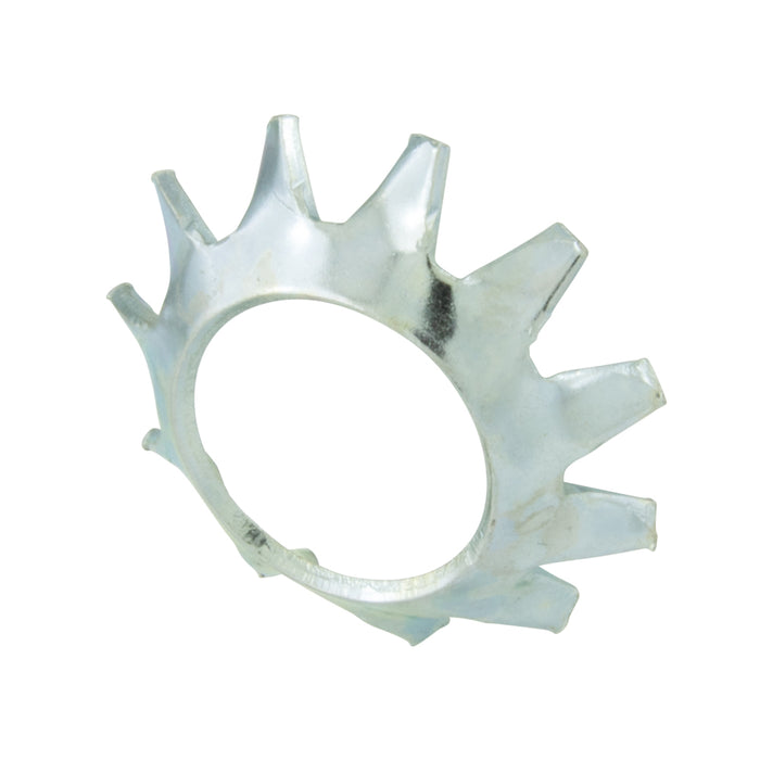External tooth Lockwasher (82 Degree Countersunk) Size #12(.430"-.410" OD x .022" TH) Carbon Steel Heat Treated Zinc ANSI B18.21.1-1972(R1983)