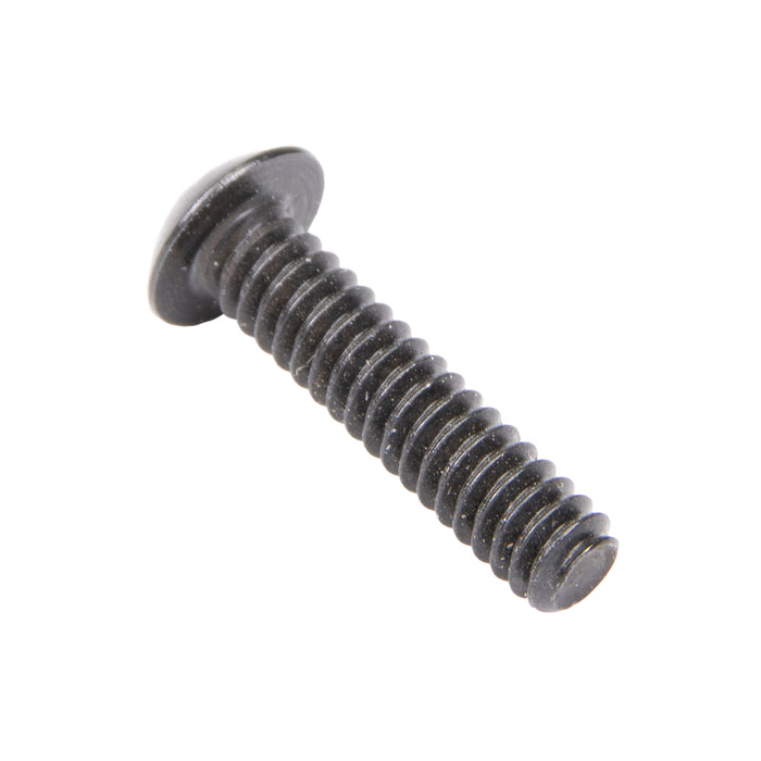 Security Screw, Flat Head Security Hex Socket Drive, #10-32 UNF x 3/8" Length, Steel Plain