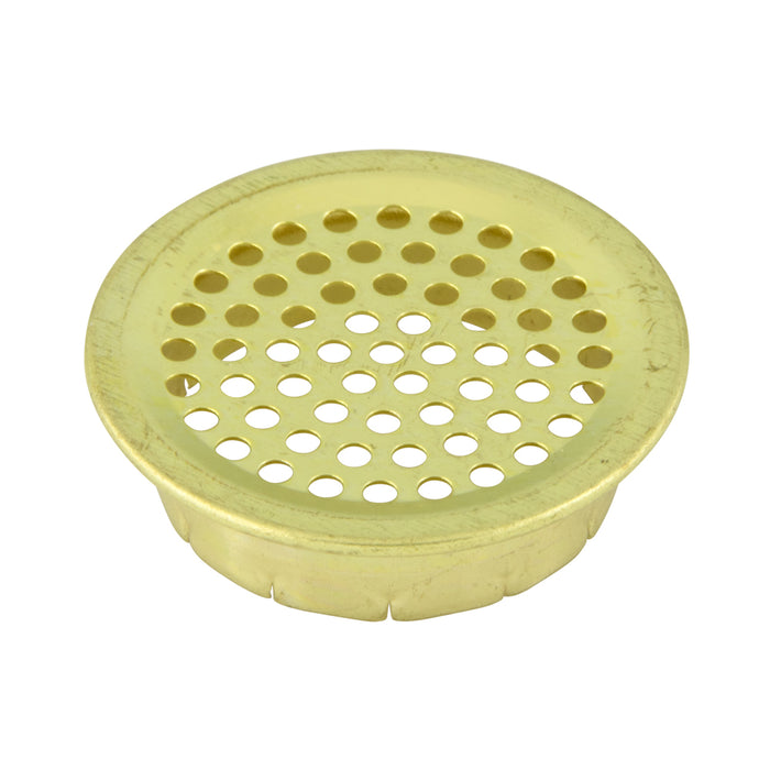 Perforated Ventilator Grommet And Washer 144/Pk 9/16" Hole Dia., 3/4" Top OD Brass Grommet/Steel Washer Plain (116-A02-1X + 116-A07-1N)