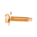 Machine Screw, Indented Hex with Flat Washer Head, Unslotted Drive, 5/16"-18 UNC x 1-7/16" Length, Steel Zinc Plated Dichromate by Spaenaur Inc.