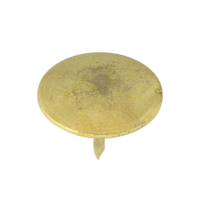 Drawer Glides Nail Type 1/2" Head DIA x 3/8" Shank Steel, Brass Plated