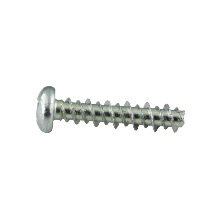 Tapping Screw, Hex Washer Head Unslotted Drive, Type AB, #14 x 1/2" Length, Low Carbon Steel Trivalent Zinc Plated