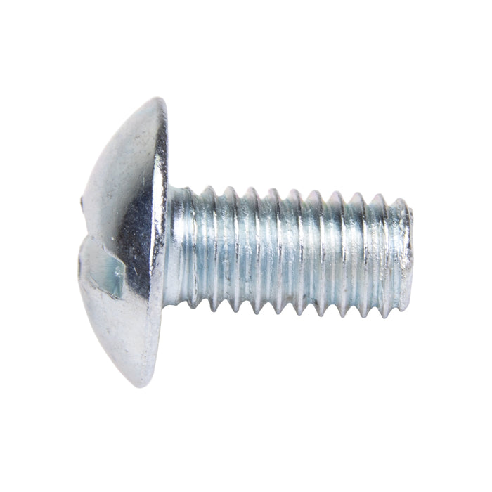 Machine Screw, Truss Head, Slotted Drive, #8-32 UNC x 3/8" Length, Steel Zinc Plated Trivalent by Spaenaur Inc.
