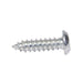 Tapping Screw, Button Head Security Hex Socket Drive, #6 x 1-1/2" Length, Steel Zinc Plated by Spaenaur Inc.