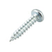 Wood Screw, Round Head, Square Socket, #10 x 1" Length, Steel Zinc Plated, ASME/ANSI B18.6.1 by Spaenaur Inc.