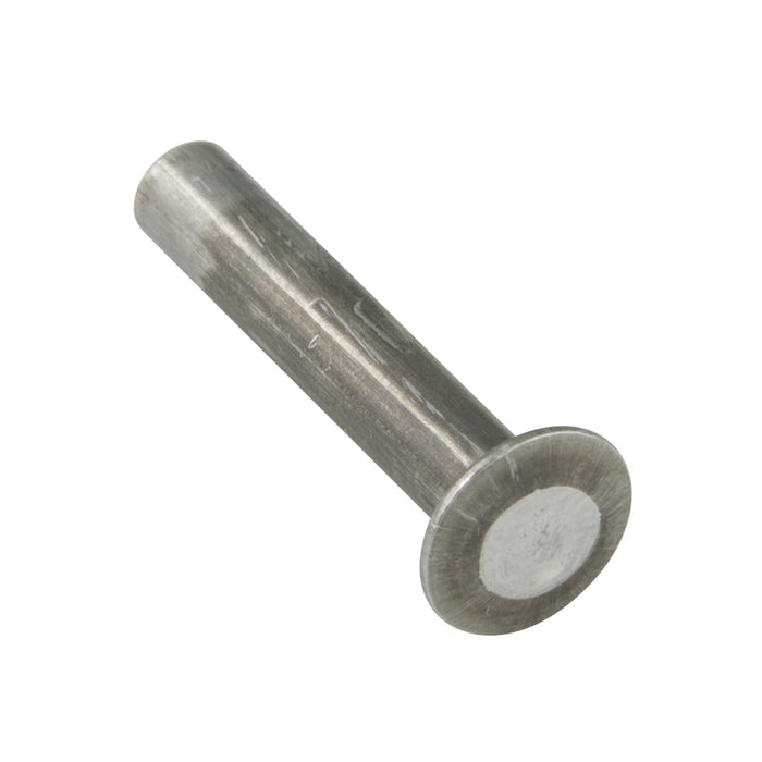 Rivet semi-tubulaire, tête ovale 1/8 po x 5/32 po de longueur (diamètre de tête 7/32 po) en aluminium par Spaenaur Inc.