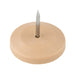 Tack Glides 1 1/8" Base DIA x 1/4" Base THK High Impact Styrene, Tan by Spaenaur Inc.