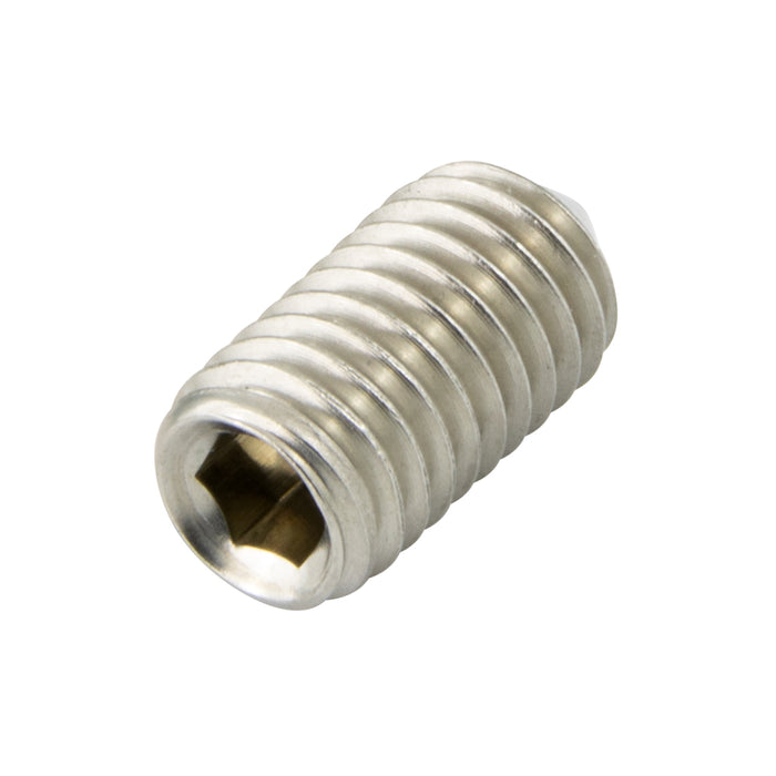 Hex Socket Set Screw, Cone Point M6 x 1.00 Pitch x 10mm LONG A2 Stainless Steel DIN 914 by Spaenaur Inc.