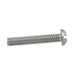 Machine Screw, Round Head, Slotted Drive, #10-24 UNC x 1/4" Length, Aluminum Plain by Spaenaur Inc.