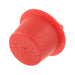 Bouchon à tirette 23/32 po de diamètre intérieur x 15/32 po de longueur Polyéthylène basse densité Couleur rouge par Spaenaur Inc.