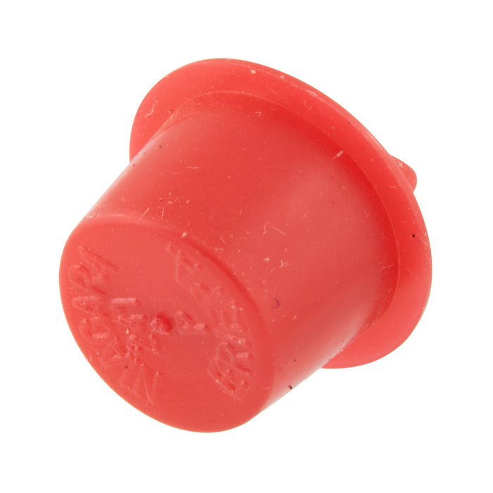 Bouchon à tirer 3 5/8 po de diamètre intérieur x 3/4 po de longueur Polyéthylène basse densité Couleur rouge par Spaenaur Inc.