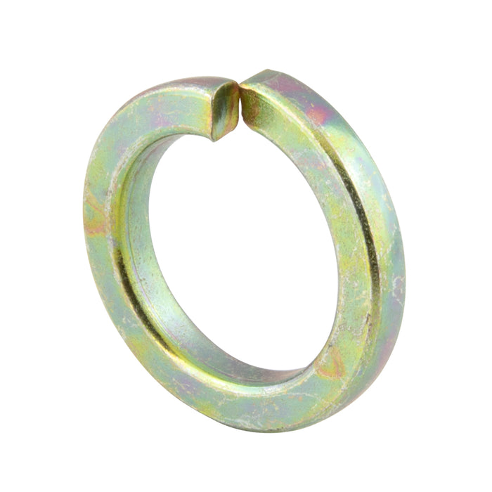 Split Lockwasher Plain Ends High Collar DIN 7980 M3 Spring Steel Yellow Zinc Plated DIN 7980/ST-YZ M3 by Spaenaur Inc.