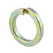 Rondelle fendue à collerette haute M10, extrémités lisses, acier à ressort, zinguée jaune, DIN 7980/ST-YZ M10, par Spaenaur Inc.