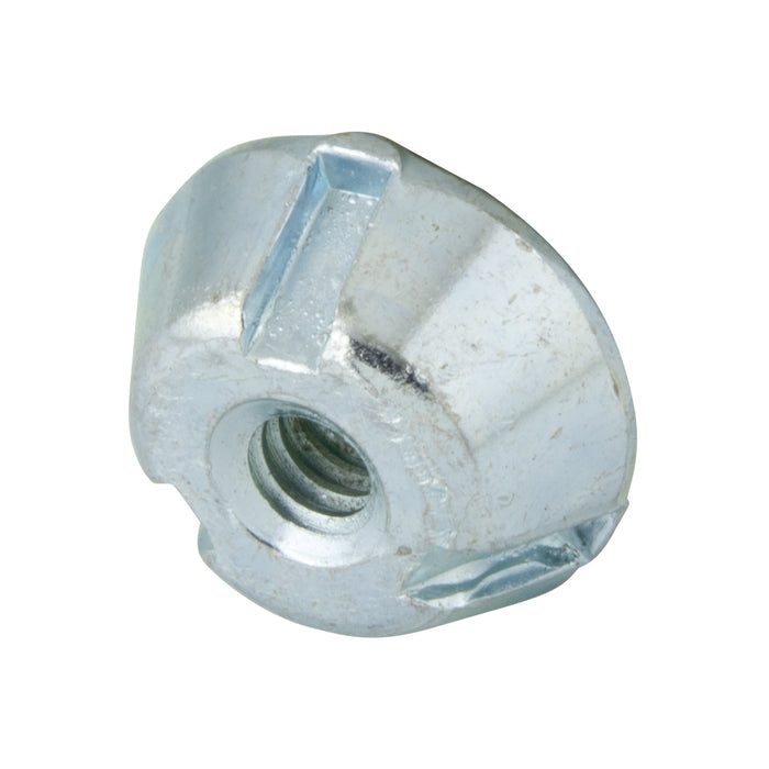 Écrous inviolables #10-24 UNC x 0,661" de diamètre extérieur x 0,250" de hauteur, en acier à faible teneur en carbone, avec revêtement en cadmium dur, fabriqués par Tampruf™
