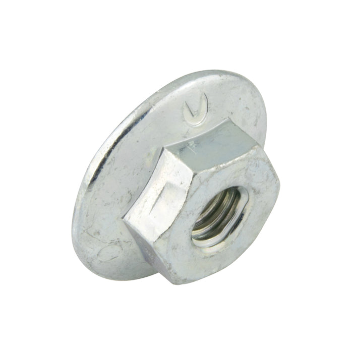 Écrou hexagonal à bride « Super Flange » Toplock, 5/16"-18 UNC, diamètre maximal de la bride : 0,968", acier de nuance F, zingué et ciré par TechPlus®