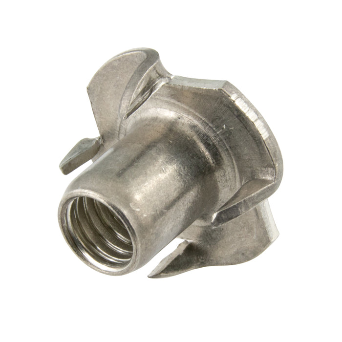Teenut, base ronde avec 4 griffes droites 1/4"-20 UNC x 3/8" Longueur du cylindre 18-8 Acier inoxydable par Spaenaur Inc.