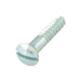 Wood Screw, Oval Head 90° ctsk., Slotted, #8 x 3/4" Length, Steel Zinc Plated, ASME/ANSI B18.6.1 by Spaenaur Inc.