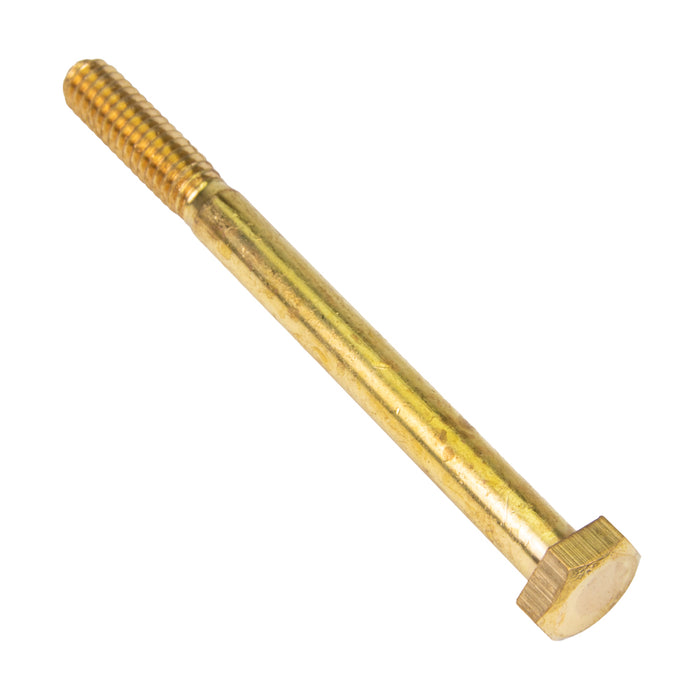 Hex Head Cap Screw 1/4"-20 UNC x 3" Brass ANSI B18.2.1-1981