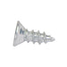 Tapping Screw, Flat Head Square Socket Drive, Type A, #10 x 2" Length, Low Carbon Steel Zinc Plated by Spaenaur Inc.