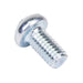Machine Screw, Round Head, Square Socket Drive, #10-24 UNC x 1-1/4" Length, Steel Zinc Plated by Spaenaur Inc.