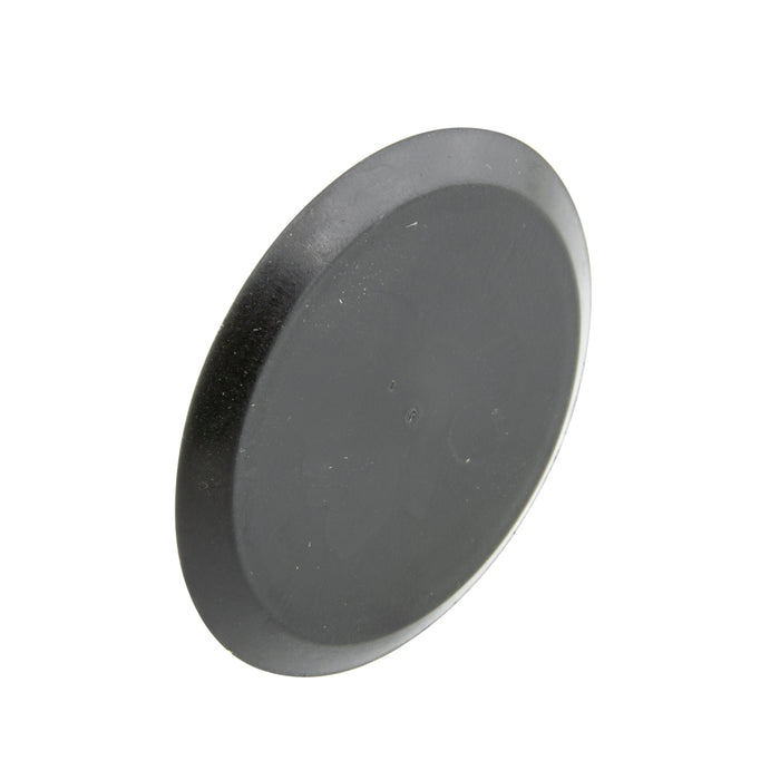 Bouton à enfoncer en plastique, type encastré, trou de 3/8 po x 0,02/0,06 po, panneau TH, polyéthylène noir, par Spaenaur Inc.
