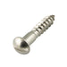Wood Screw, Flat Head, Slotted, #10 x 1-1/4" Length, Stainless Steel, ASME/ANSI B18.6.1 by Spaenaur Inc.