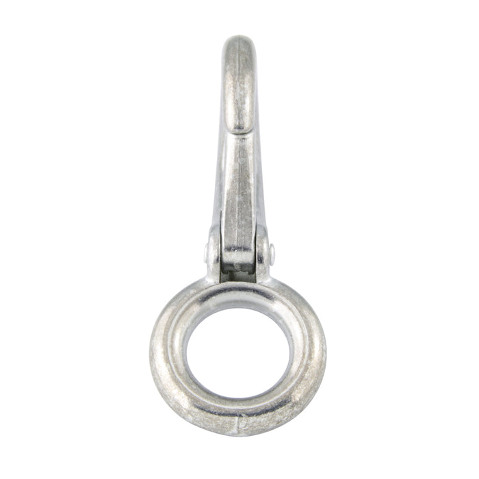 Mousqueton pour bateau, œillet rapide 15 mm, longueur totale 70 mm, ouverture 10 mm, moulé en fonte malléable, plaqué cadmium par Spaenaur Inc.
