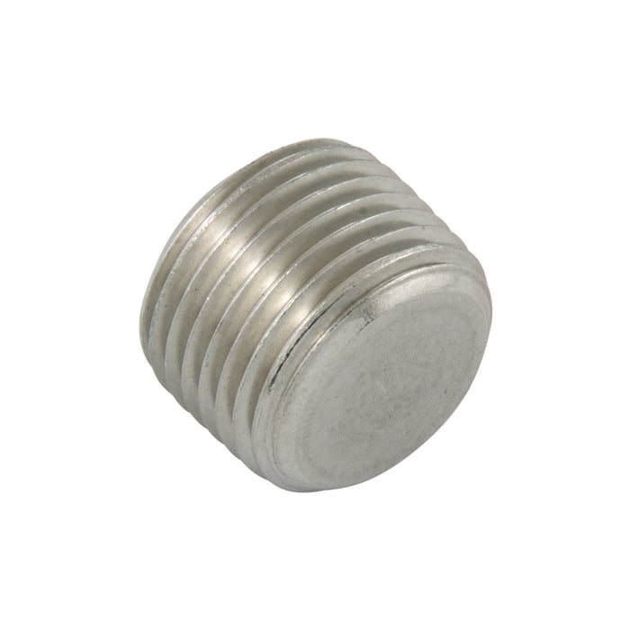 Hex Socket Taper Plug Dryseal 1/8"-27 NPTF, 3/4" Taper Length tolerance: .300"-.324" 18-8 Stainless Steel by Spaenaur Inc.