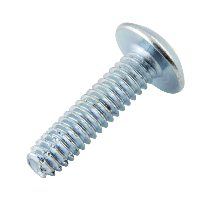 Thread-Cutting Screw Phillips Truss #6-32 UNC x 3/8" LONG, Type 1 Low Carb Steel Case Hard Trivalent Zinc Plated, ANSI B18.6.4 Lastest by Spaenaur Inc.