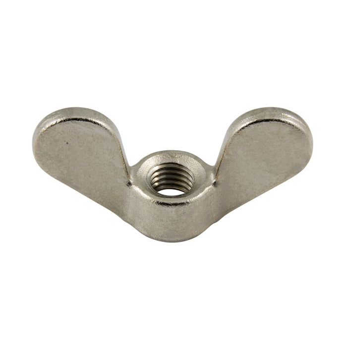 Écrou à oreilles, DIN 315, modèle lourd, M6 x 1,00, laiton nickelé DIN 315/BR-NP M6 par Spaenaur Inc.