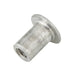 Rivkle Blind Rivet Nut Flat Cylindrical Head Open End Keyless M3 x 3.25-4.00 Grip Range Aluminum Plain by Spaenaur Inc.