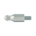 Ball Stud 1/4" Hex x 11/16" HT, M4 x 6mm THRD Steel Zinc Plated by Spaenaur Inc.