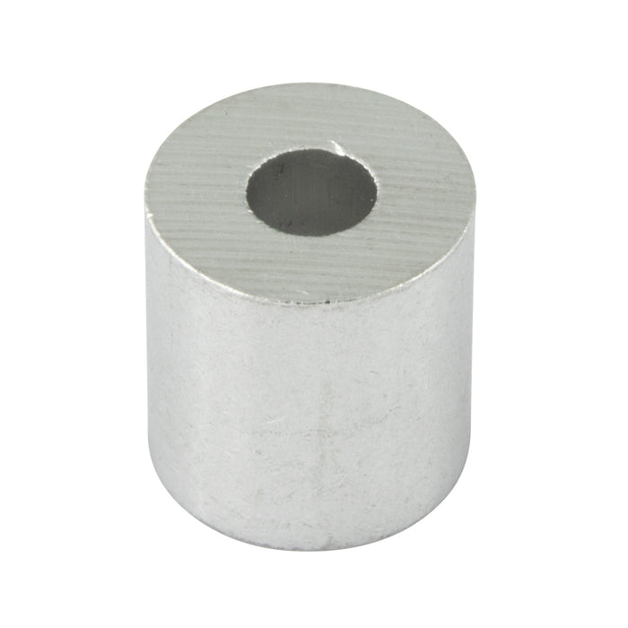 Manchon d'arrêt pour câble métallique, pour câble de 3/16 po de diamètre, aluminium