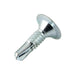 Teks Point 4 Self-Drilling Screw, Wafer Head, Square, #12-24 x 2-5/8" Length, Low Carbon Steel Zinc Electroplate, by Spaenaur Inc.