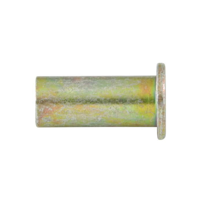 Rivkle Blind Rivet Nut Flat Cylindrical Head Closed End Keyless M4 x .25 - 1.00 Grip Range Steel Zinc Dichromate