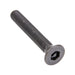 Security Screw, Flat Head Torx TR25 Drive, #10-24 UNC x 1/2" Length, Steel Plain by Spaenaur Inc.