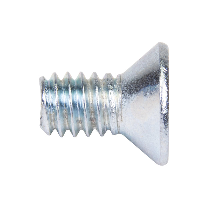 Machine Screw, Flat Head, Square Socket Drive, #8-32 UNC x 1-1/4" Length, Steel Zinc Plated by Spaenaur Inc.