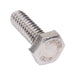 Vis à tête hexagonale 1/4"-20 UNC x 1/2" LG en acier inoxydable 18-8, conforme à la norme ANSI B18.2.1, fabriquée par Spaenaur Inc.