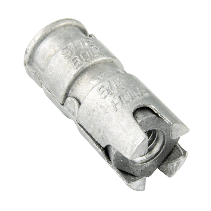 Lag Screw Expansion Shield, Alloy Zinc Plated, Short Standard, 1/4" x 1"(1/2" Drill)
