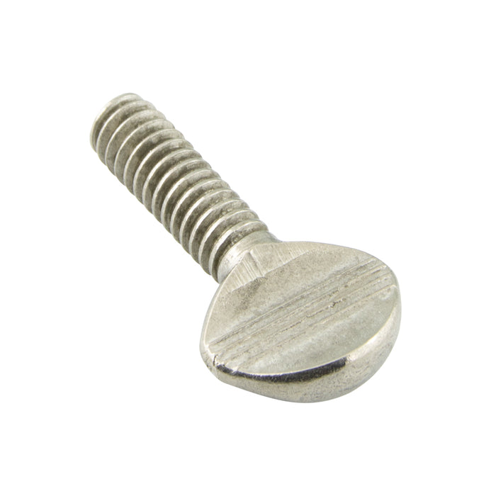 Thumb Screw, W/O Shoulder, #10-32 UNF x 1/2" 18-8 Stainless Steel Plain